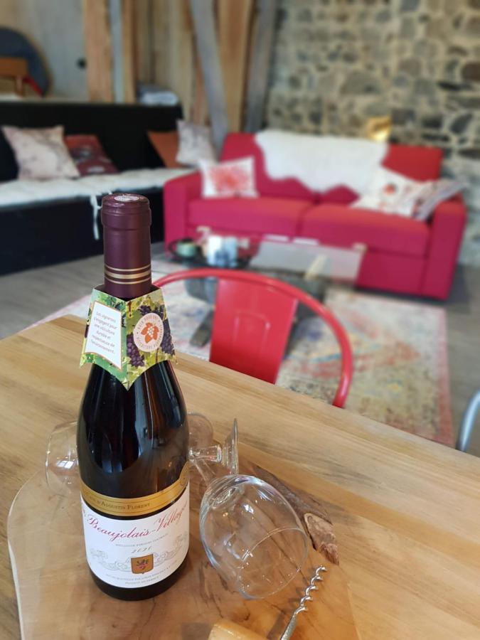Ancien Cuvage Du Beaujolais - Studio Tout Confort Villa Saint-Didier-sur-Beaujeu Eksteriør billede